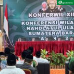 Ketua PWNU Sumbar Prof Ganefri Berikan Sambutan Pada Agenda Konferwil XII Sumbar