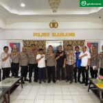 kapolres Sijunjung AKBP Willian Harbensyah, SIK, MH Bersama Jajaran dan Ketua KNPI Sijunjung Serta Ketua GP Ansor Sijunjung