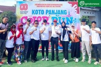 H. Daswanto, SE Foto Bersama Dengan Kadis Parpora Afrineldi, Ketua KNPI Aldo Yendi Coal, Wali Nagari Limo Koto