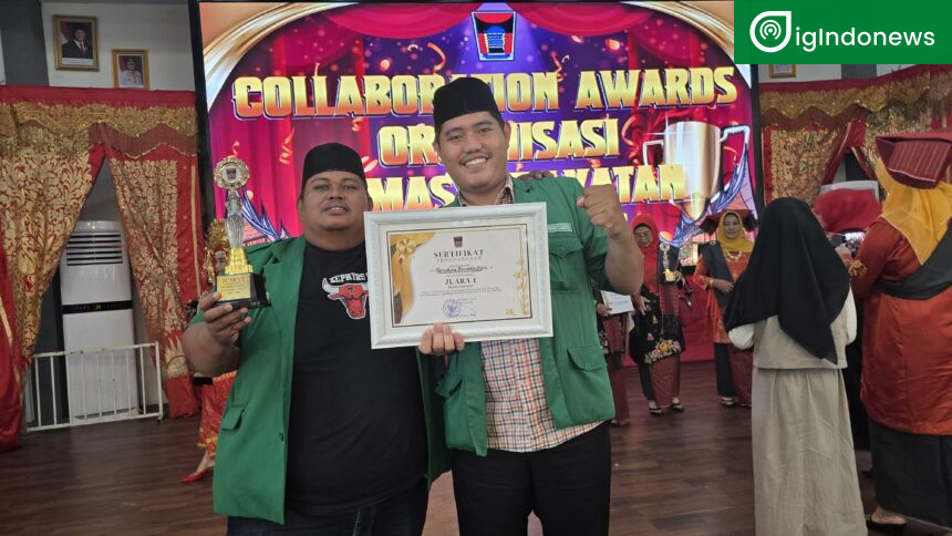 PC GP Ansor Kota Padang Raih Juara 1 Collaboration Award Kota Padang 2025