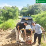 Tim Kepolisian Resort Sijunjung menyita diduga mesin yang menjadi alat bukti penambangan